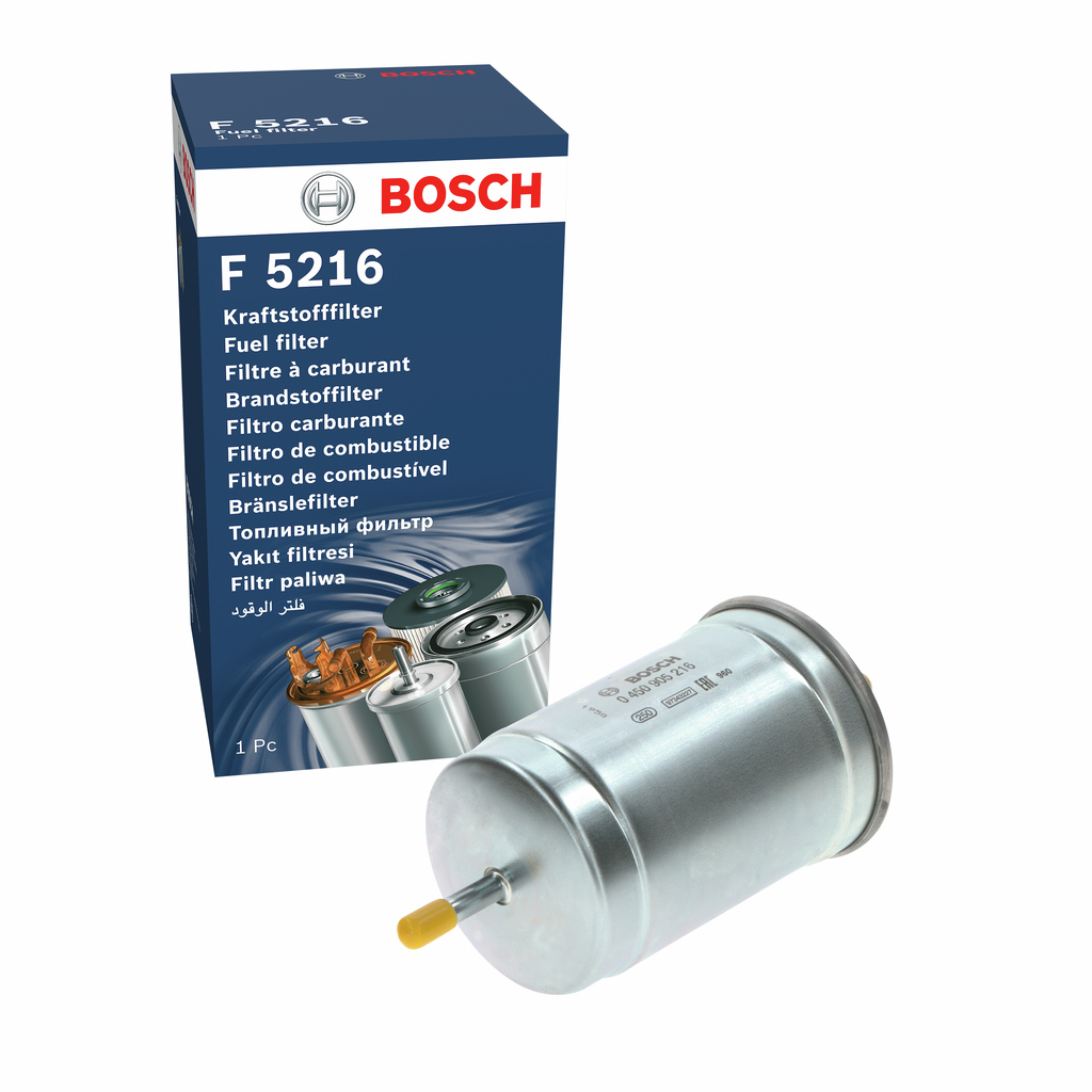 BOSCH Brændstof-filter 0450905216 Lednings 194mm for VOLVO GMC
