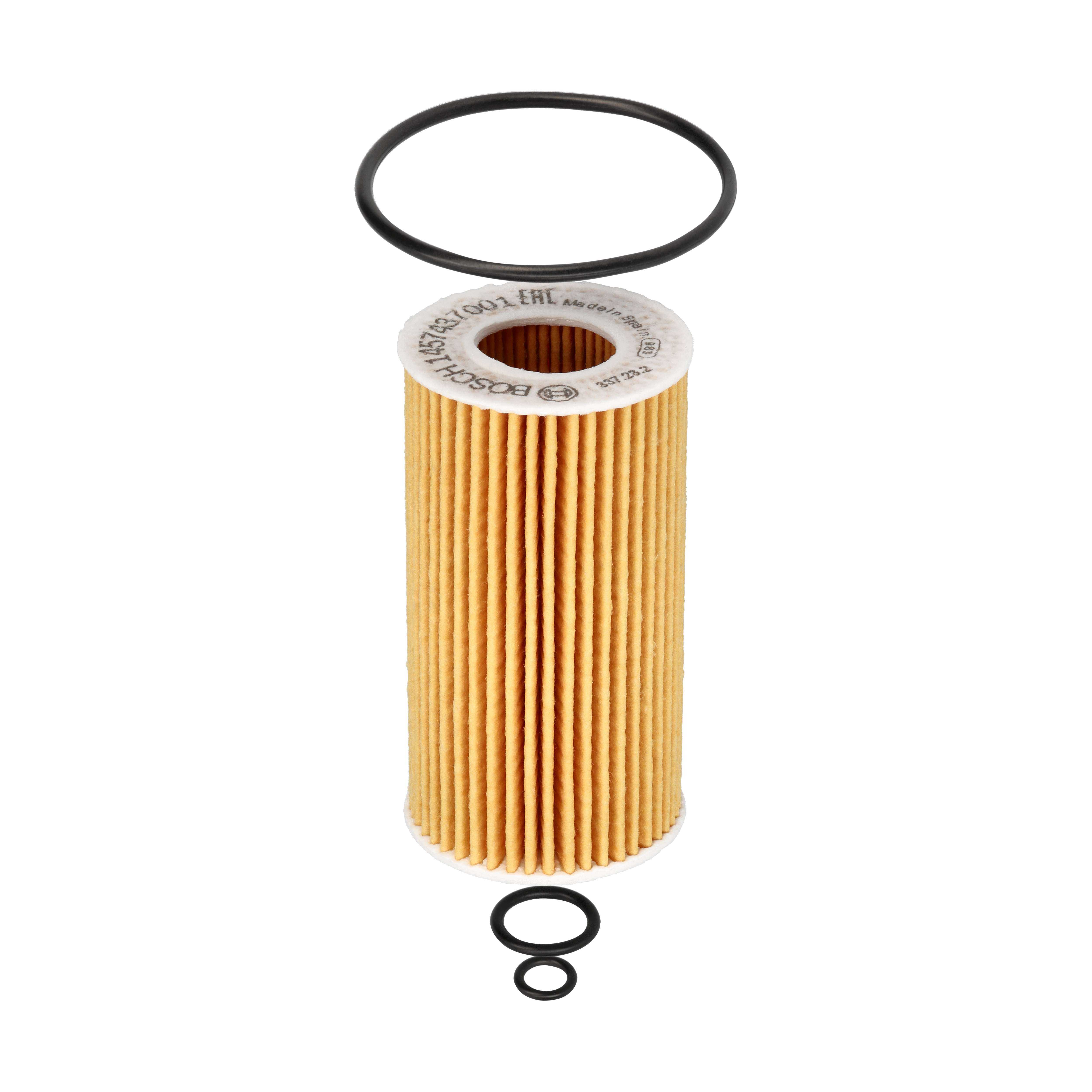 BOSCH Oliefilter 1 457 437 001 Filterindsats supplementary_articlesupplementary_info_596|Tillægsartikel/Yderligere info.|med pakninger height_mm_209|H