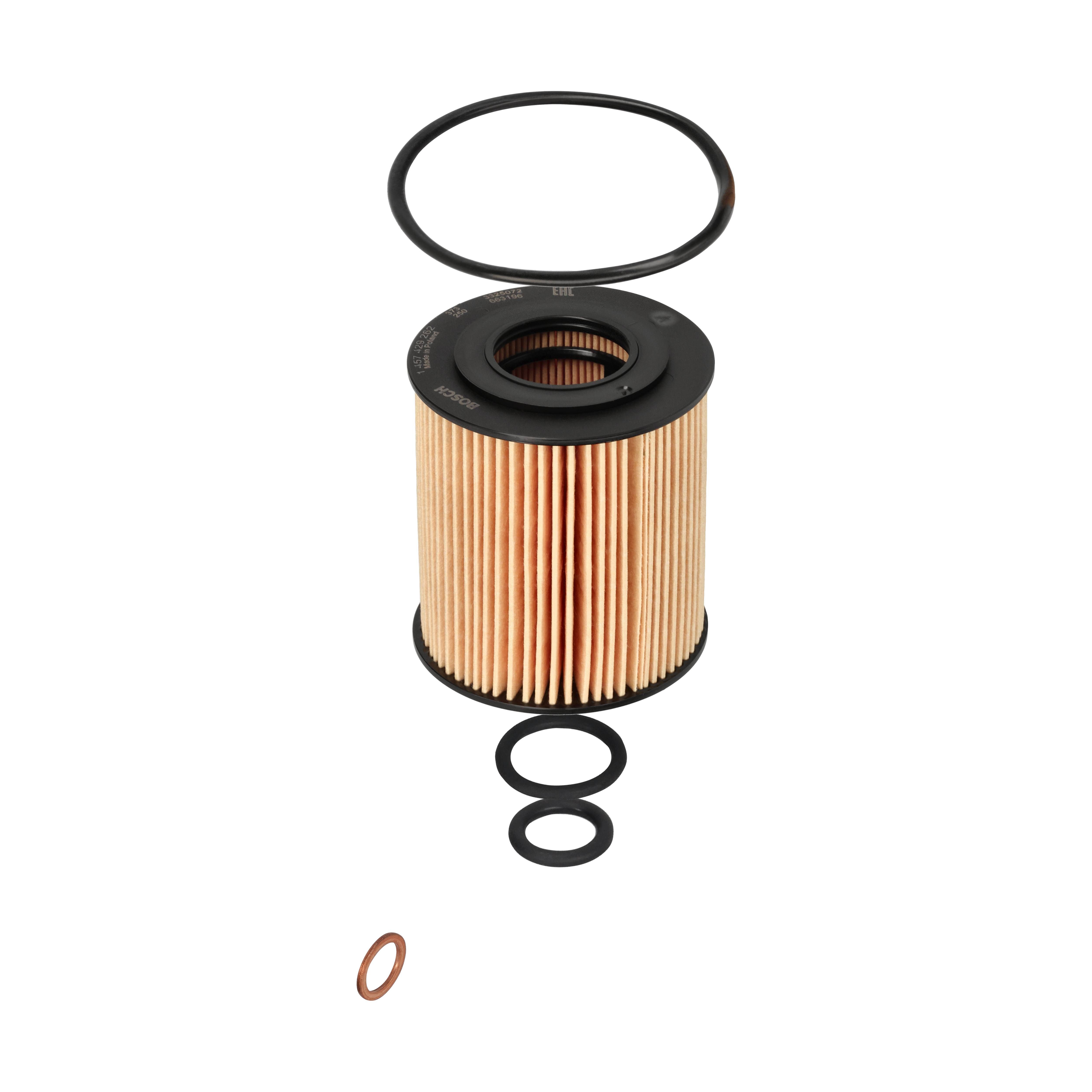 BOSCH Oliefilter 1 457 429 262 Filterindsats supplementary_articlesupplementary_info_596|Tillægsartikel/Yderligere info.|med pakning height_mm_209|Høj