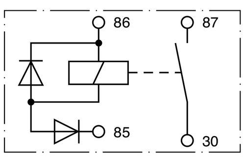 Produktbillede for Batterirelæ