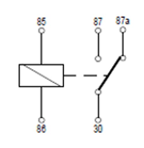 Produktbillede for Relæ, koldstartsstyring