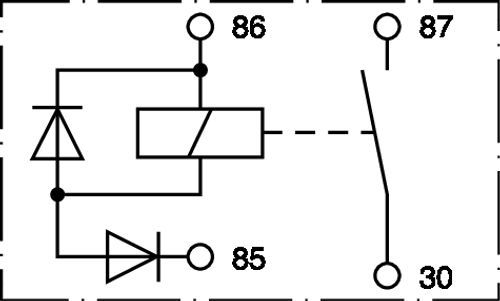 Produktbillede for Batterirelæ