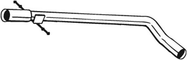 BOSAL Udstødningsrør 753277 for VW