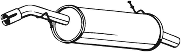 BOSAL Bagerste lyddæmper 135017 for CITROËN