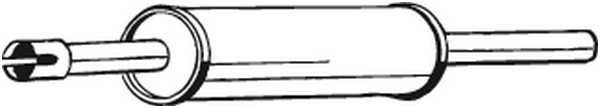 BOSAL Forreste lyddæmper 233303 for VW