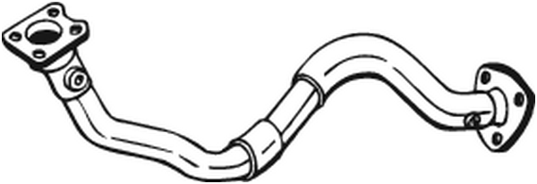 BOSAL Udstødningsrør 753153 for VW
