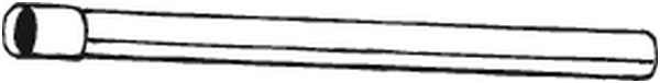 BOSAL Udstødningsrør 787455 for VW