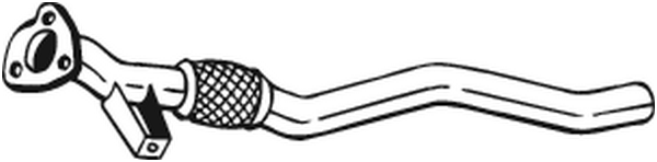 BOSAL Udstødningsrør 831503 for AUDI
