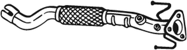 BOSAL Udstødningsrør 750157 for VAUXHALL