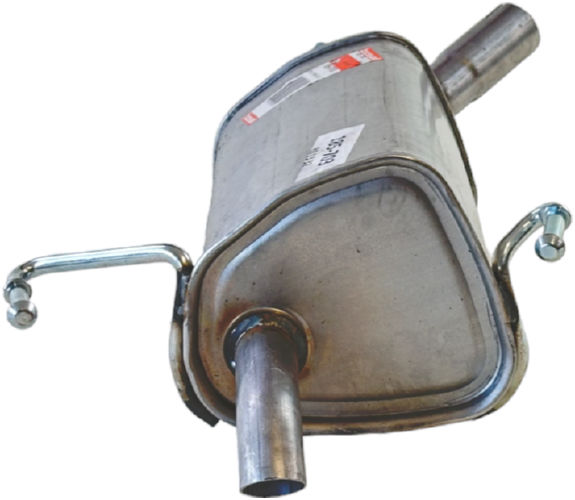 BOSAL Bagerste lyddæmper 185703 for VAUXHALL