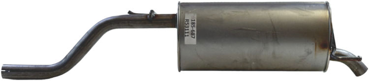 BOSAL Bagerste lyddæmper 185-687 for VAUXHALL