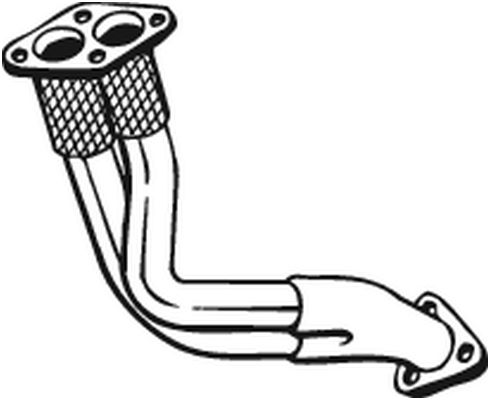 BOSAL Udstødningsrør 753517 for VW