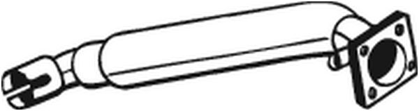 BOSAL Udstødningsrør 700-183 for BMW