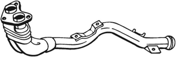 BOSAL Udstødningsrør 787001 for TOYOTA