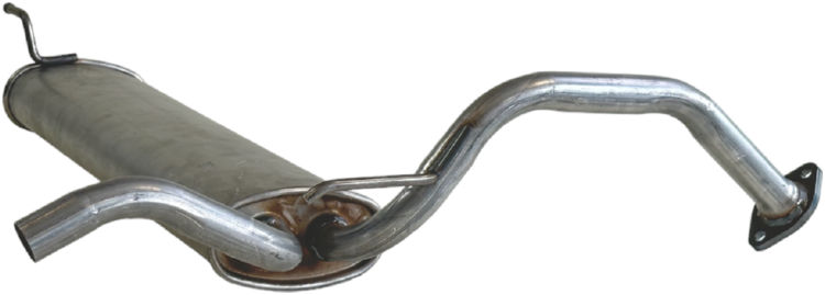 BOSAL Bagerste lyddæmper 135133 for PEUGEOT TOYOTA