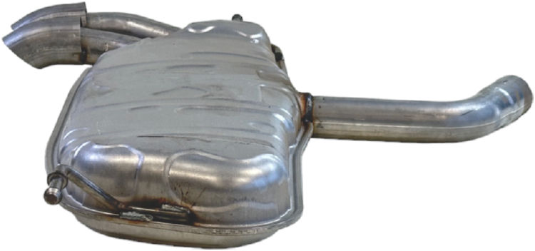 BOSAL Bagerste lyddæmper 105509 for AUDI