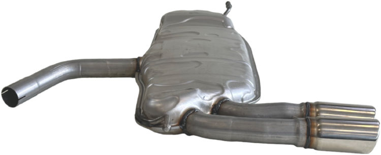 BOSAL Bagerste lyddæmper 105067 for AUDI