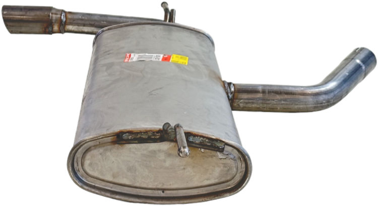 BOSAL Bagerste lyddæmper 105-037 for AUDI