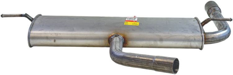 BOSAL Bagerste lyddæmper 105037 for AUDI