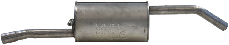 BOSAL Bagerste lyddæmper 135-141 for CITROËN