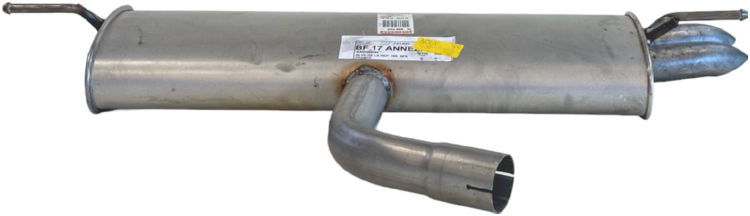 BOSAL Bagerste lyddæmper 233-699 for VW