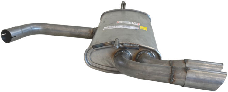 BOSAL Bagerste lyddæmper 233-721 for VW