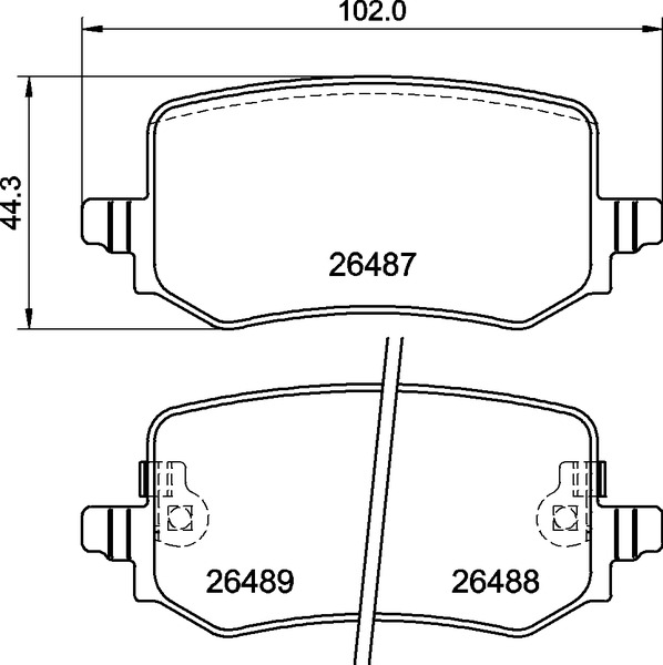 BREMBO Bremseklodser p30139 for HYUNDAI KIA