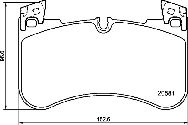 BREMBO Bremseklodser p44029 for LAND ROVER