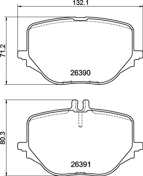 BREMBO Bremseklodser p50170 for MERCEDES-BENZ