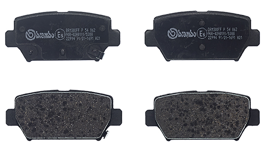 BREMBO Bremseklodser p54062 for MITSUBISHI MITSUBISHI (GAC)
