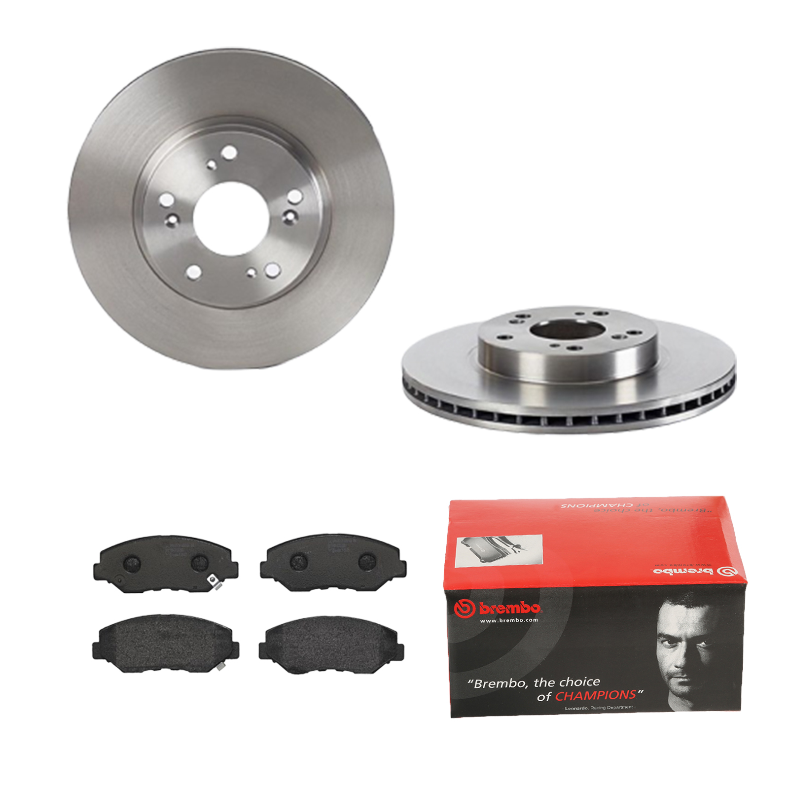 BREMBO Bremsesæt, skivebremser 142055184 foraksel indvendig ventileret 282mm 23mm for HONDA ACURA