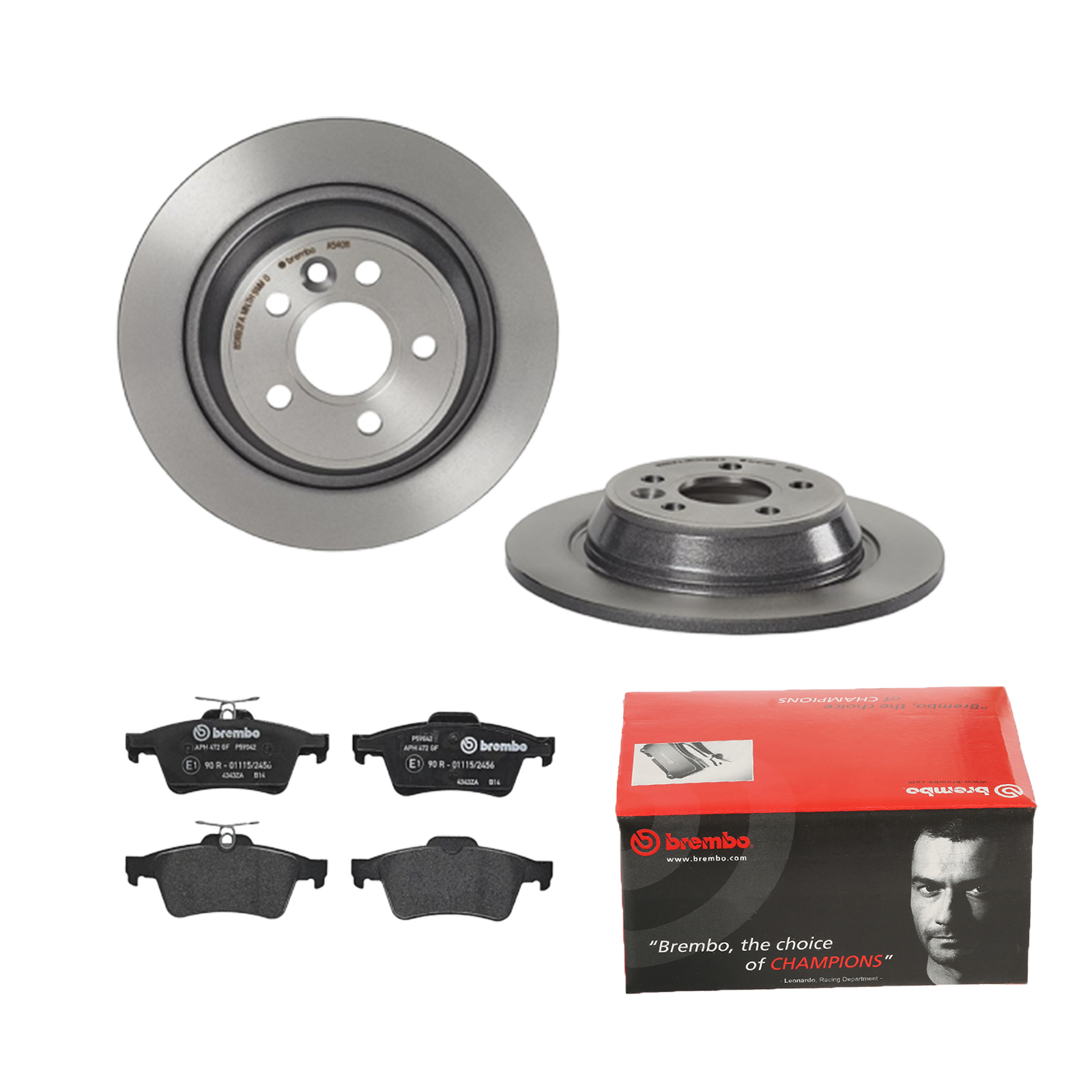 BREMBO Bremsesæt, skivebremser 142053527 bagaksel fuld 302mm 11mm for CITROËN FORD FORD (CHANGAN) OPEL VOLVO SAAB PONTIAC GENERAL MOTORS MAZDA (CHANGA