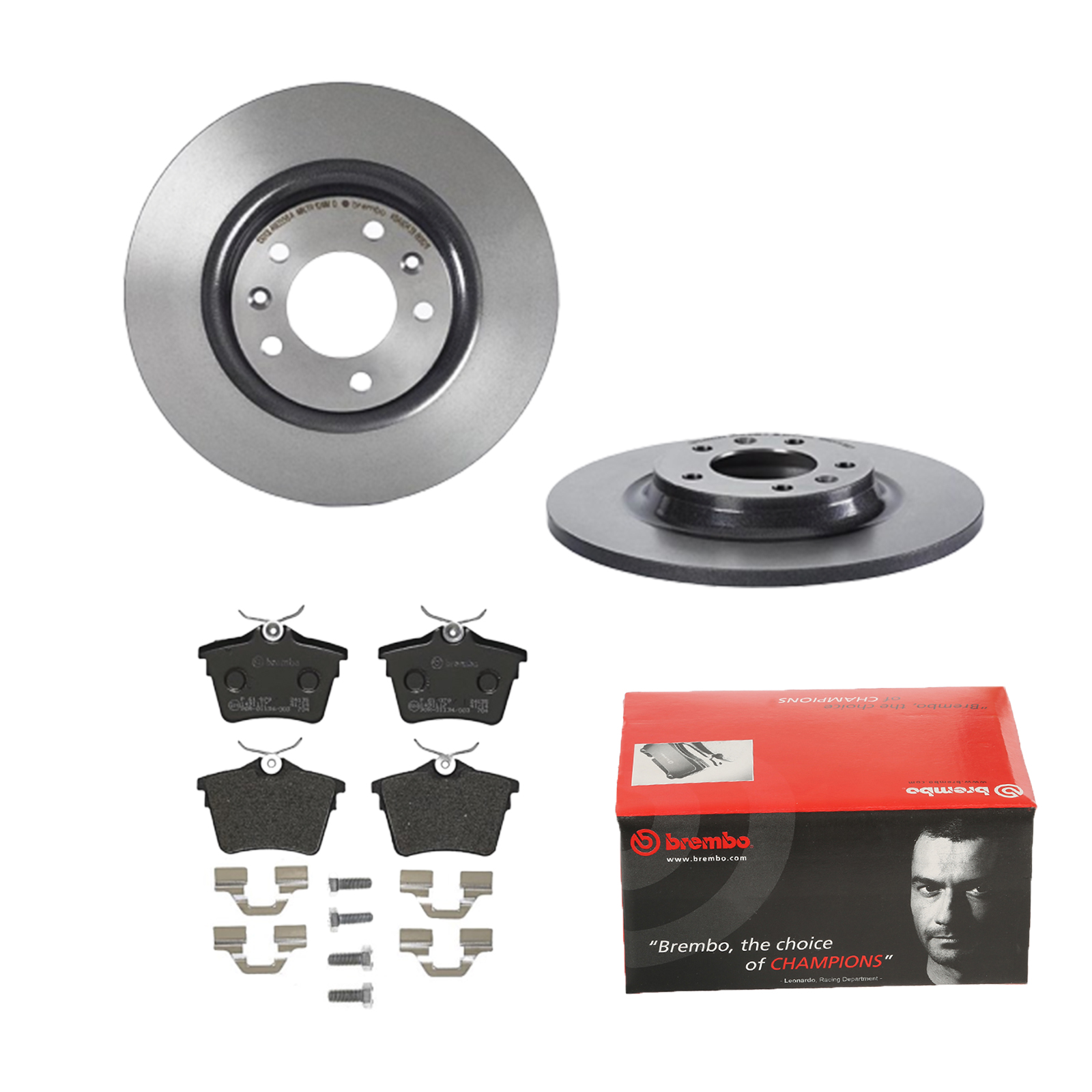 BREMBO Bremsesæt, skivebremser 142055261 bagaksel fuld 290mm 12mm for CITROËN PEUGEOT