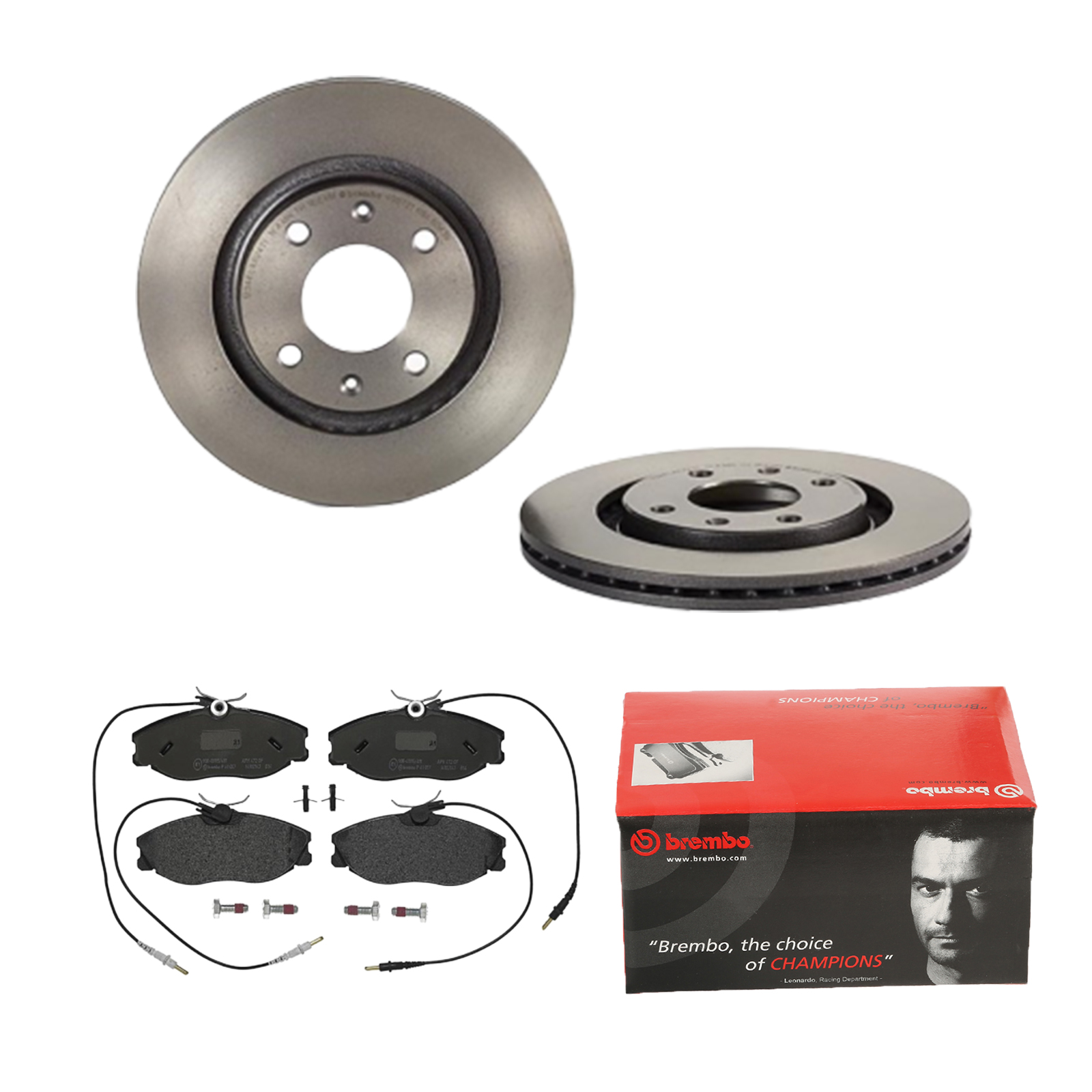 BREMBO Bremsesæt, skivebremser 142055273 foraksel indvendig ventileret 266mm 20mm for CITROËN PEUGEOT