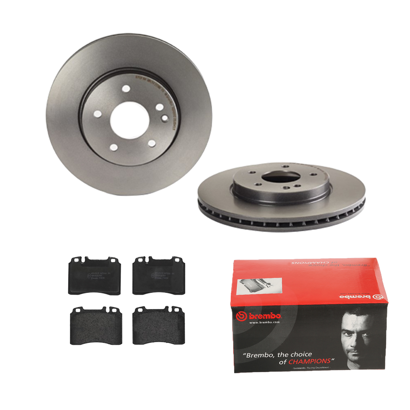 BREMBO Bremsesæt, skivebremser 142055285 foraksel indvendig ventileret 288mm 25mm for MERCEDES-BENZ