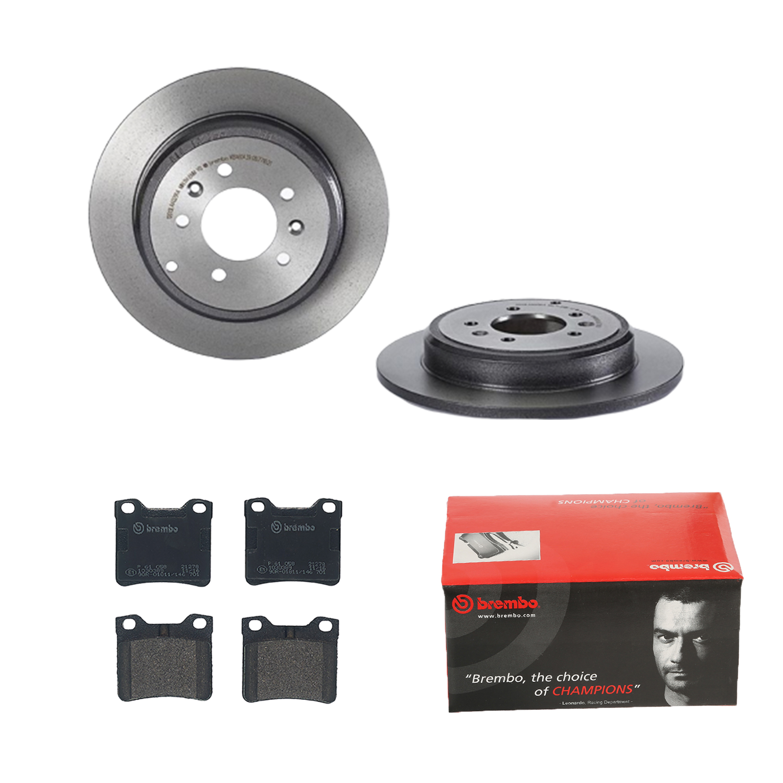 BREMBO Bremsesæt, skivebremser 142055361 bagaksel fuld 290mm 10mm for CITROËN PEUGEOT