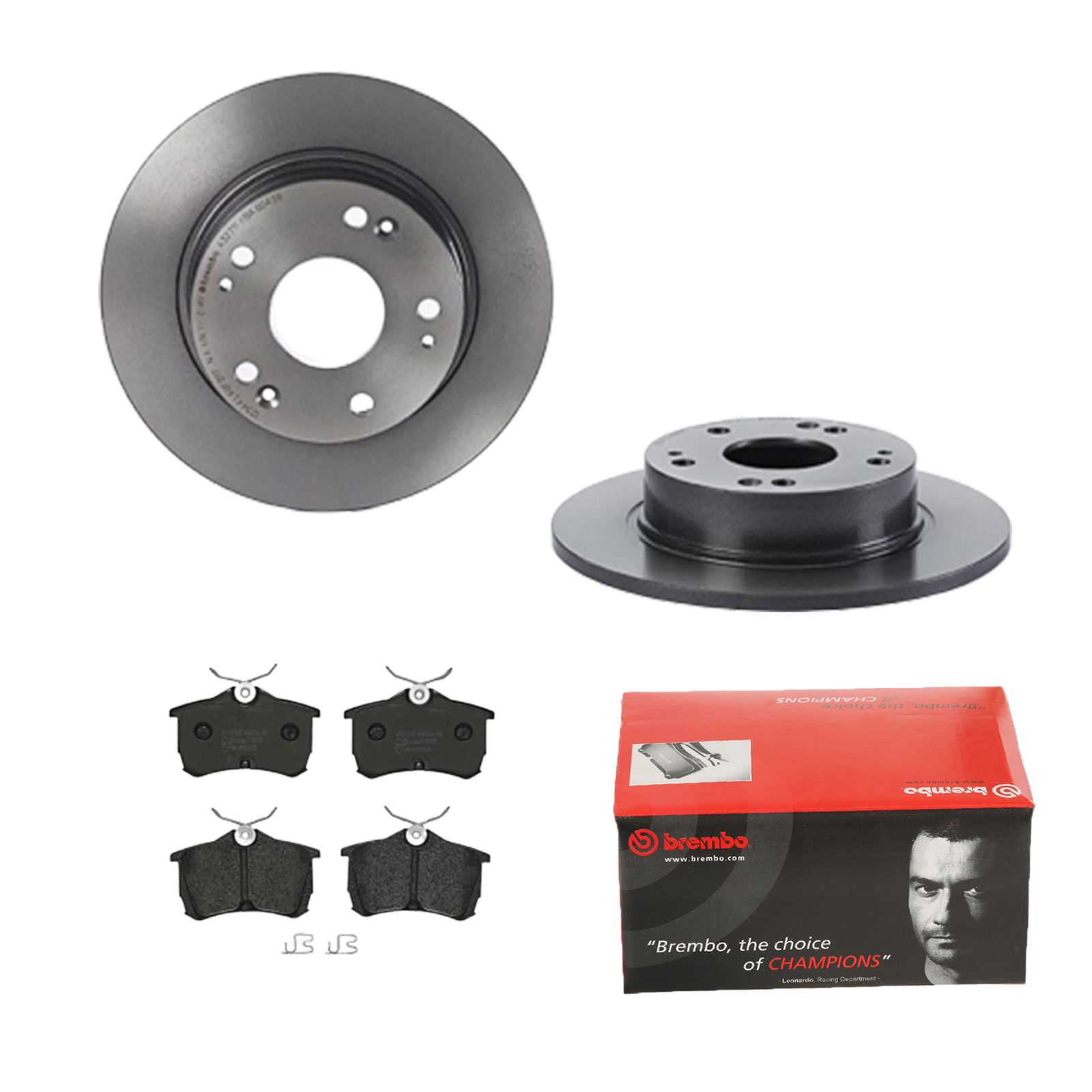 BREMBO Bremsesæt, skivebremser 142055371 bagaksel fuld 260mm 10mm for HONDA