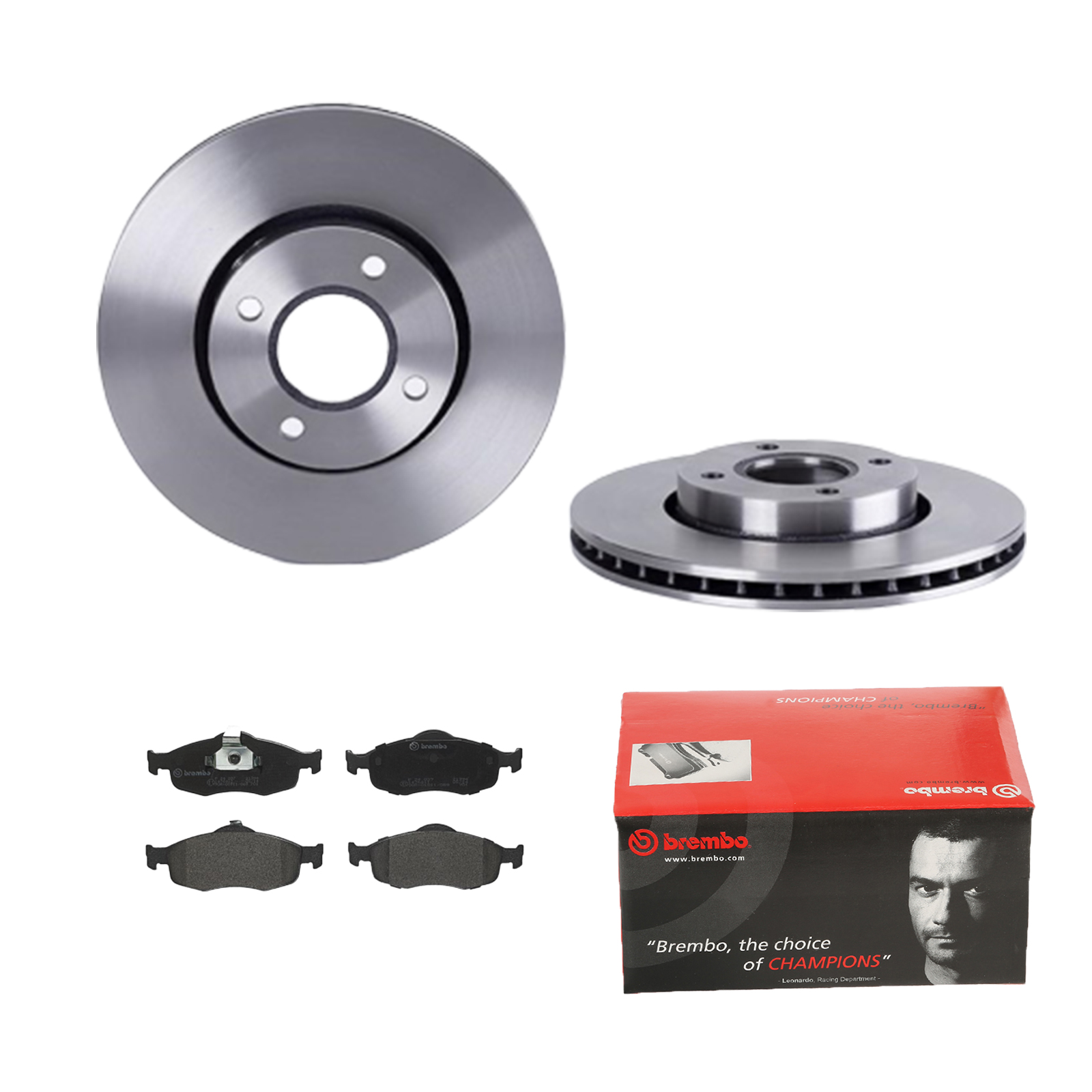 BREMBO Bremsesæt, skivebremser 142055493 foraksel indvendig ventileret 278mm 24mm for FORD MERCURY