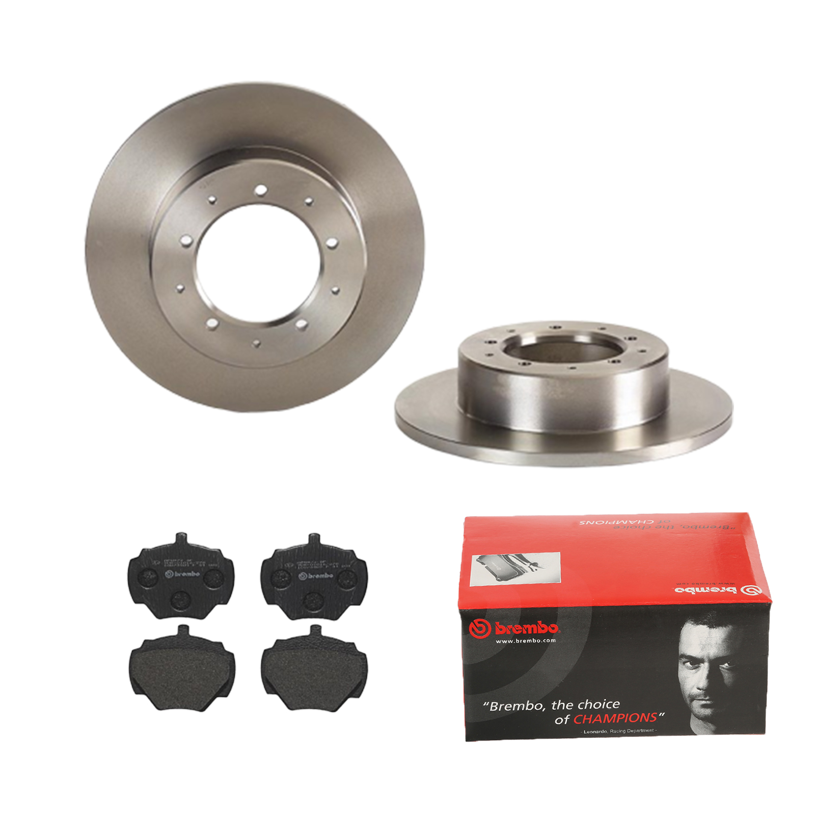 BREMBO Bremsesæt, skivebremser 142057052 bagaksel fuld 290mm 12mm for LAND ROVER