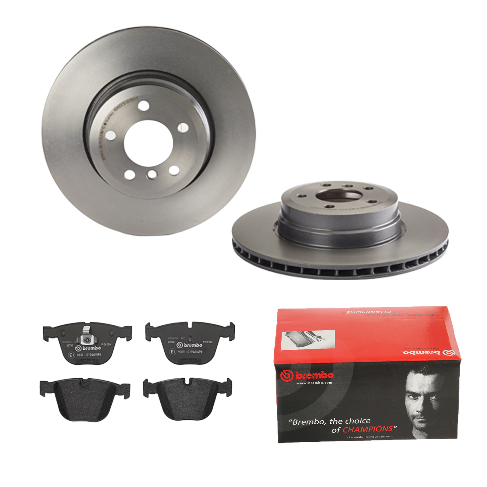 BREMBO Bremsesæt, skivebremser 142054569 bagaksel indvendig ventileret 345mm 24mm for BMW BENTLEY