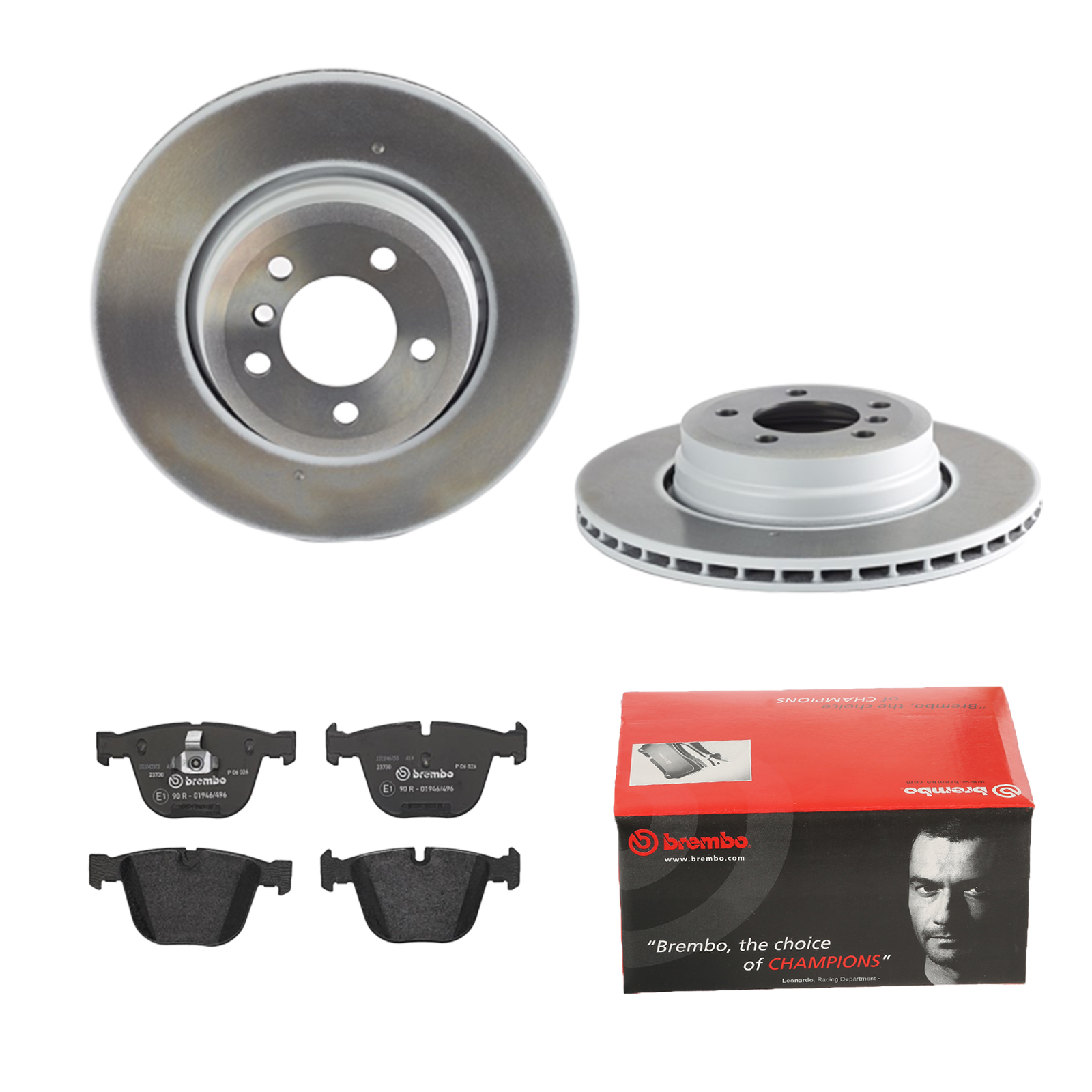 BREMBO Bremsesæt, skivebremser 142054572 bagaksel indvendig ventileret 345mm 24mm for BMW BENTLEY