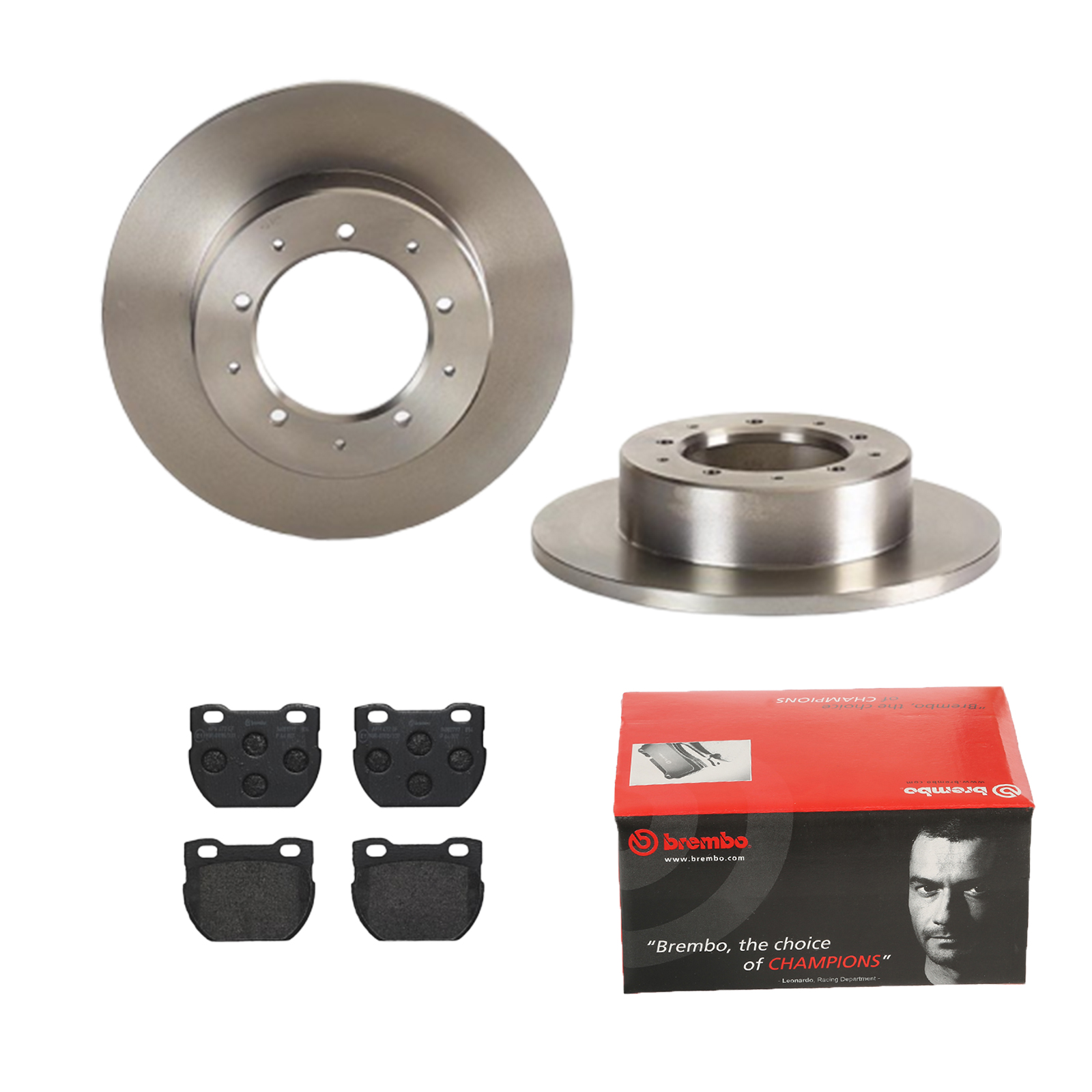 BREMBO Bremsesæt, skivebremser 142056527 bagaksel fuld 290mm 12mm for LAND ROVER