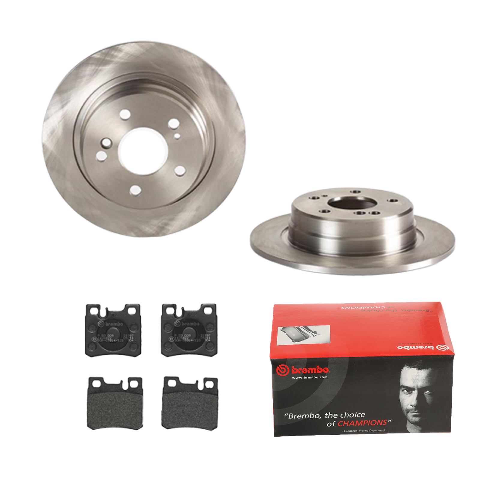 BREMBO Bremsesæt, skivebremser 142054636 bagaksel fuld 278mm 9mm for MERCEDES-BENZ