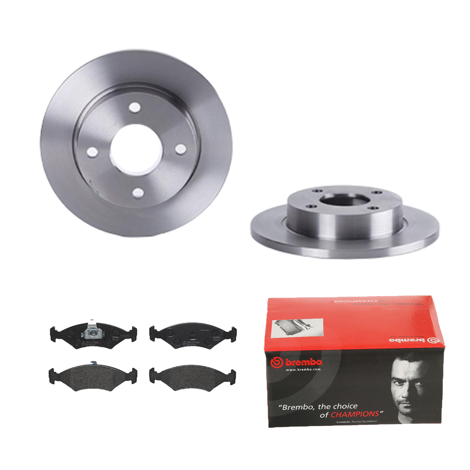 BREMBO Bremsesæt, skivebremser 142054641 foraksel fuld 240mm 12mm for FORD MAZDA