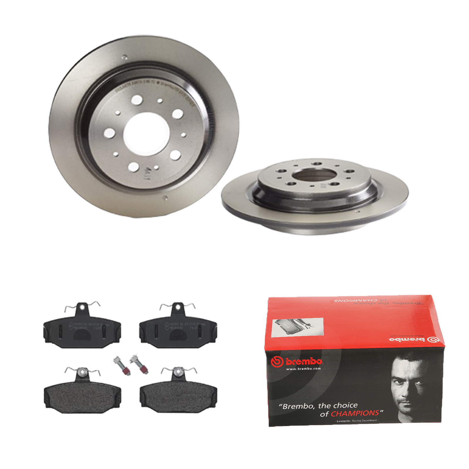 BREMBO Bremsesæt, skivebremser 142056575 bagaksel fuld 283mm 10mm for VOLVO