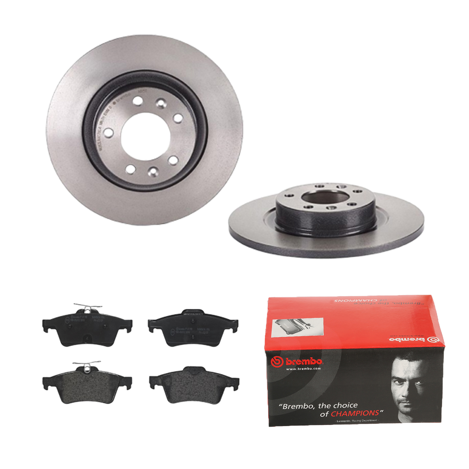 BREMBO Bremsesæt, skivebremser 142056591 bagaksel fuld 290mm 12mm for PEUGEOT (DF-PSA) PEUGEOT