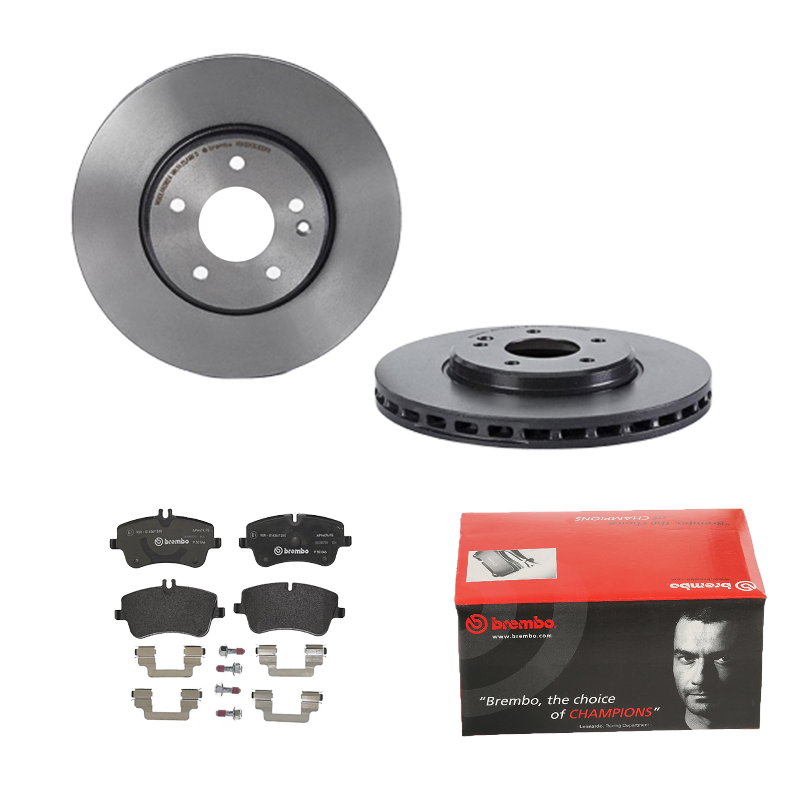BREMBO Bremsesæt, skivebremser 142054687 foraksel indvendig ventileret 300mm 28mm for MERCEDES-BENZ CHRYSLER