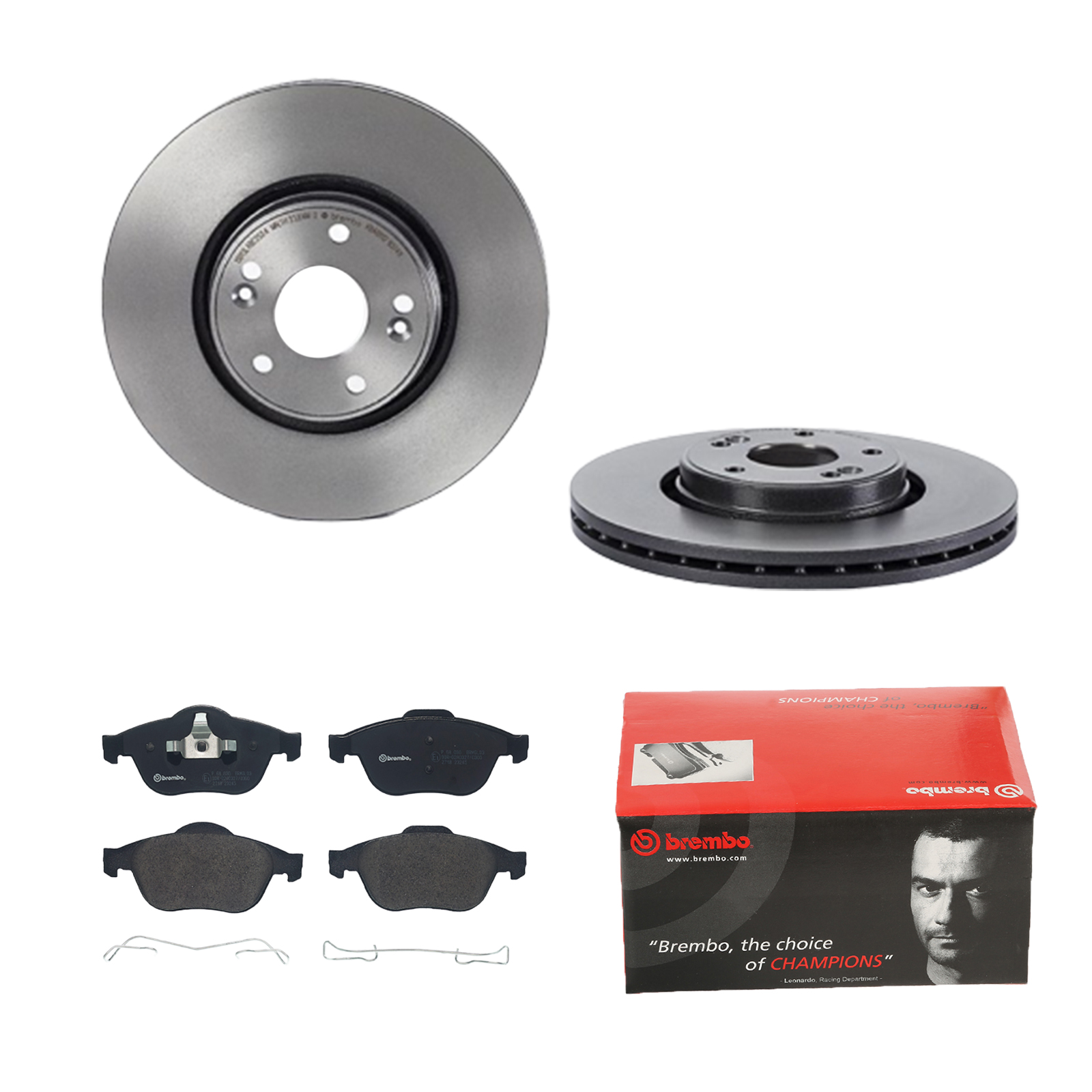 BREMBO Bremsesæt, skivebremser 142054693 foraksel indvendig ventileret 300mm 26mm for RENAULT