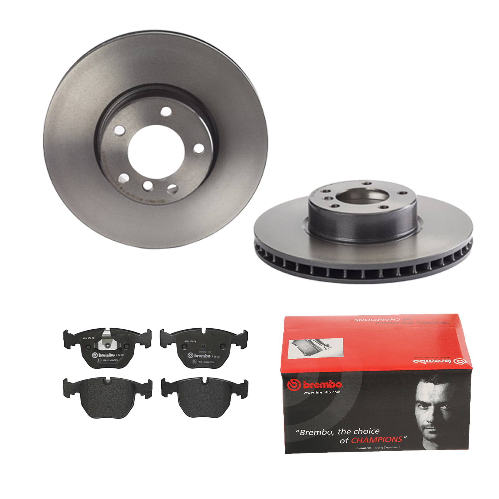 BREMBO Bremsesæt, skivebremser 142054744 foraksel indvendig ventileret 324mm 30mm for BMW