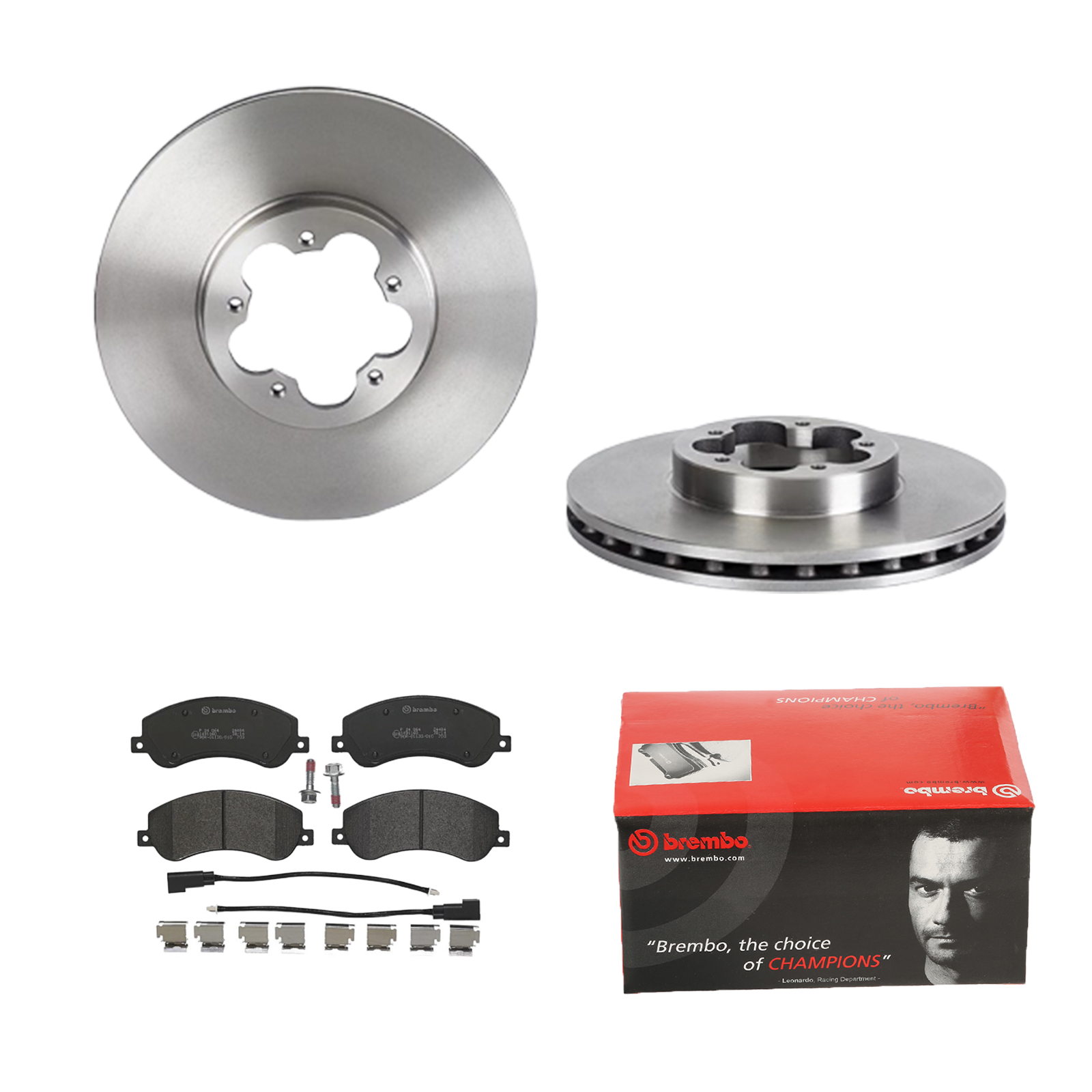 BREMBO Bremsesæt, skivebremser 142054836 foraksel indvendig ventileret 300mm 28mm for FORD BYD
